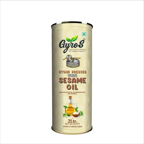 Stone Cold Pressed Sesame Oil | 2L | Gyros Farm