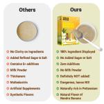 Tots & Moms Calcium Rich Raw Kerala Banana Powder for Baby - 8+ Months, 200g | No Salt No Sugar - Healthy Weight Gaining Food - No Preservatives 100% Natural Immune Booster Vegan